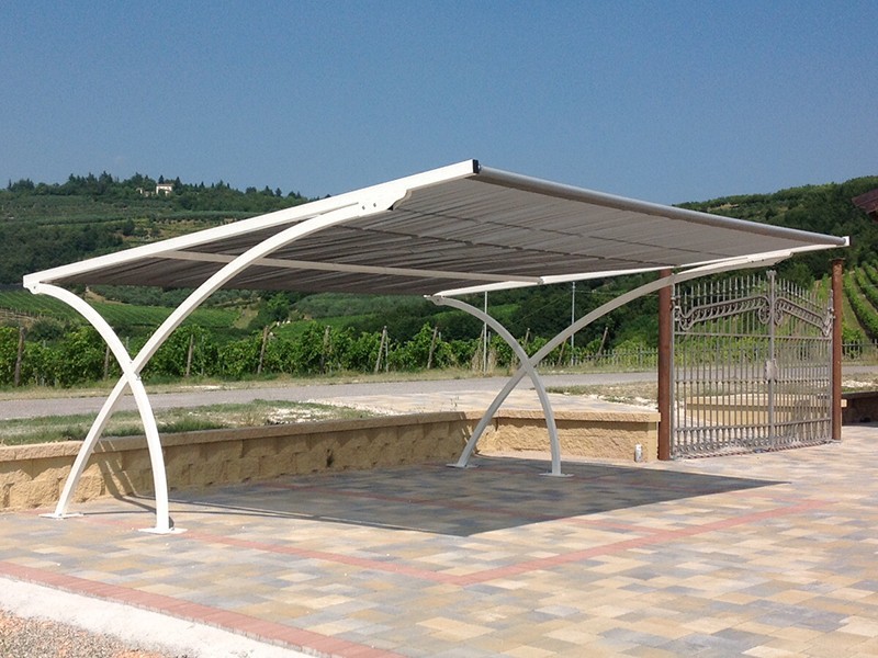 Tettoia auto mod. LUX 400x500 - Arredo Giardino Service