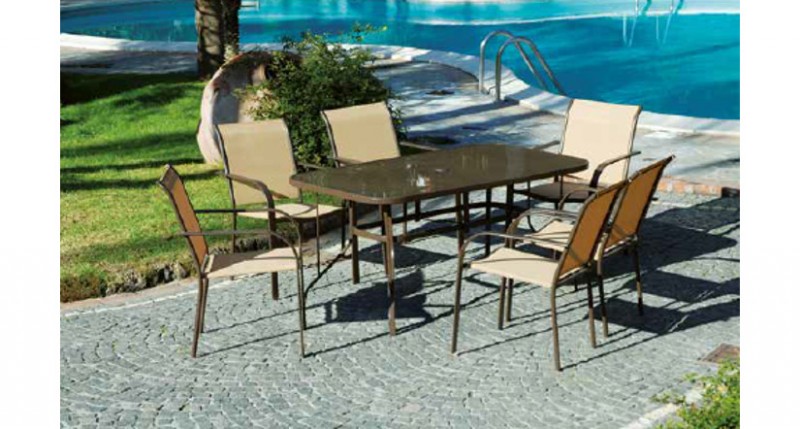 Summer House - Pedestal Table Set - Sand Dune