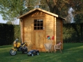 Casetta in legno FERRARA cm 200x200