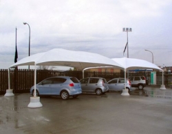 Gazebo con PVC cm 550x550 Cicogna Light zincato piantone mm 76
