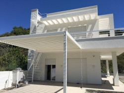PERGOLA ADDOSSATA 1 MODULO 250X304