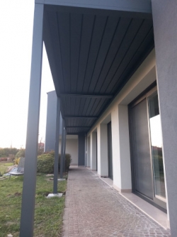 PERGOLA ADDOSSATA 2 MODULI 500X216