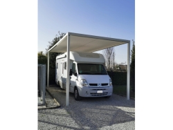 Tettoia auto Beach telo FISSO 450x500