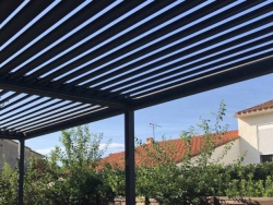 PERGOLA ADDOSSATA 2 MODULI 500X216