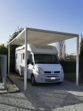 Tettoia auto Beach FISSO varie misure GRANDI