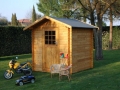 Casetta in legno FERRARA cm 200x200