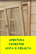 Casetta in legno Oriente3 con tettoia cm 360x240
