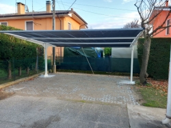 Tettoia auto mod. T 300x500