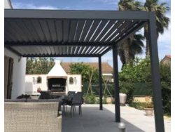PERGOLA ADDOSSATA 2 MODULI 500X216