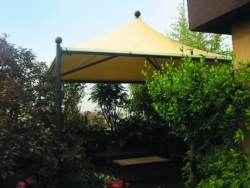 Gazebo cm 315x315 con PVC Airone New Leggero verniciato piantone mm 40