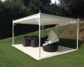 Pompeiana Liberty Beach autoportante con profili struttura mm 80x80