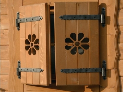 Casetta in legno Classica cm 400x200
