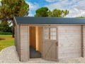 Garage in legno BUENOS AIRES cm 400x700 sp. 35 mm