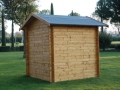 Casetta in legno FERRARA cm 200x200