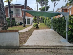 Tettoia auto mod. PERIMETRALE 300x500