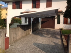 Tettoia auto mod. PERIMETRALE 300x500