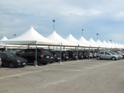 Gazebo per Auto Airone Basic zincato cm 300x490