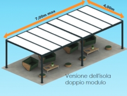 PERGOLA TOP LUCY 249X200 AUTOPORTANTE