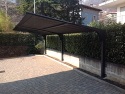 Tettoia auto mod. PERIMETRALE 300x500