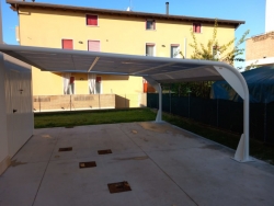 Tettoia auto mod. ECO 300x500