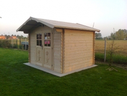 Casetta in legno Classica cm 400x200