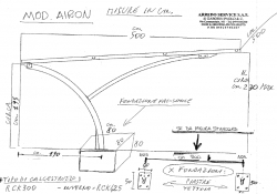 Tettoia auto mod. AIRON 300x500