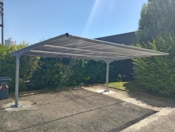 Tettoia auto mod. T 300x500