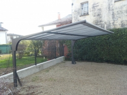 Tettoia auto mod. PERIMETRALE 300x500