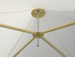 Gazebo per Auto cm 300x500 Airone Minimax zincato