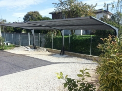 Tettoia auto mod. PERIMETRALE 300x500