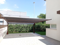 Tettoia auto mod. ECO 1000x500