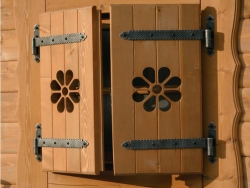 Casetta in legno Classica cm 150x150
